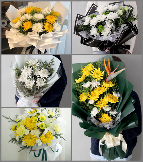 贵州贵阳开阳县龙岗镇龙岗二村白事花束代送